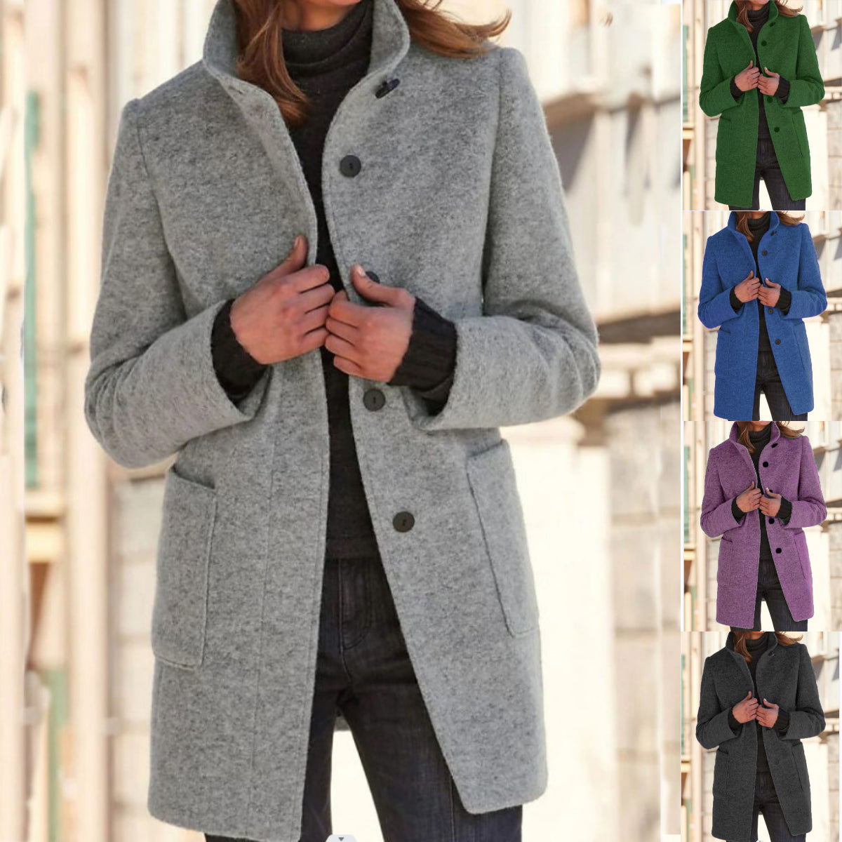 Clara Classic Wool Coat