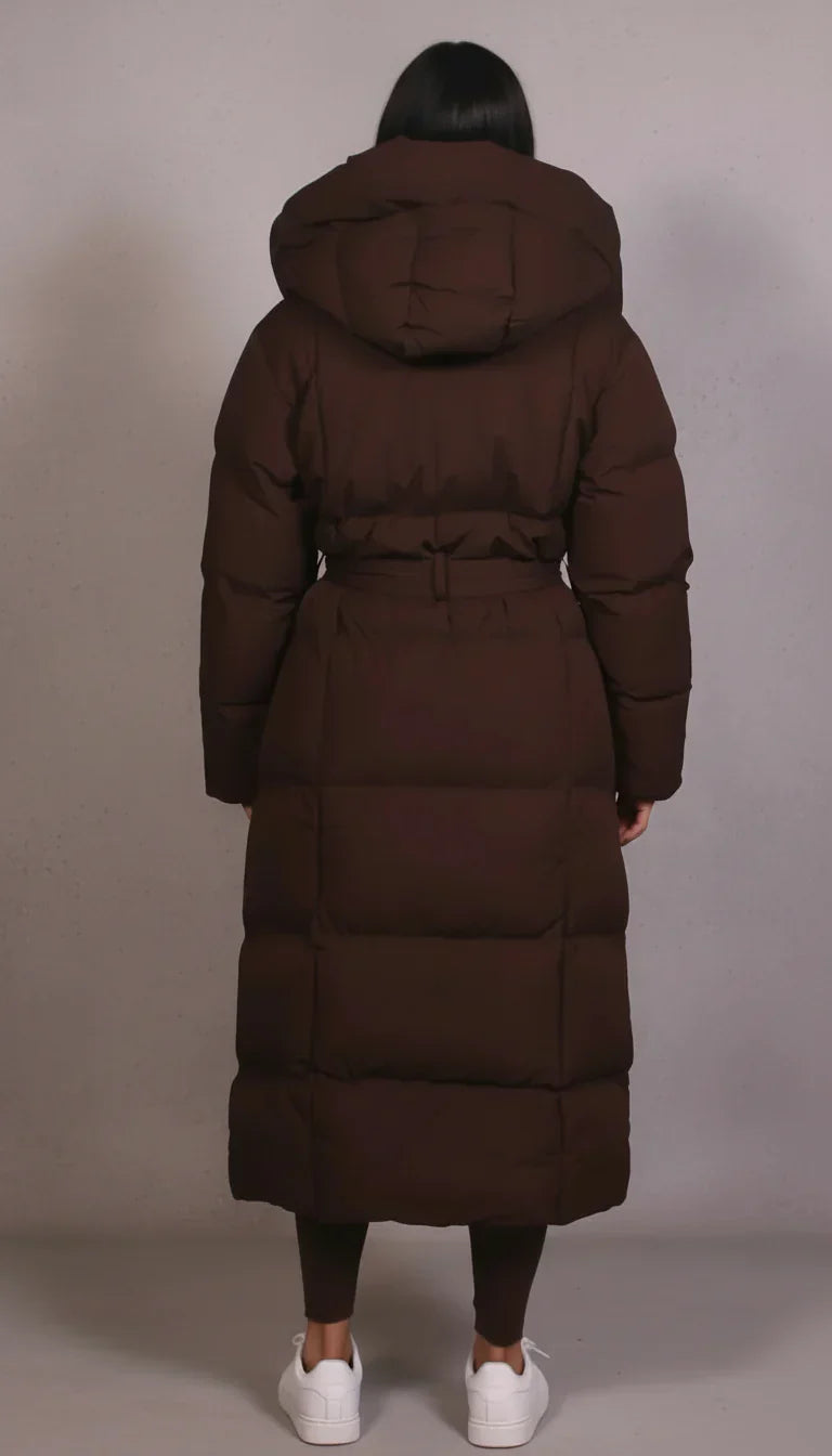 Henrietta Luxurious Longline Puffer Coat
