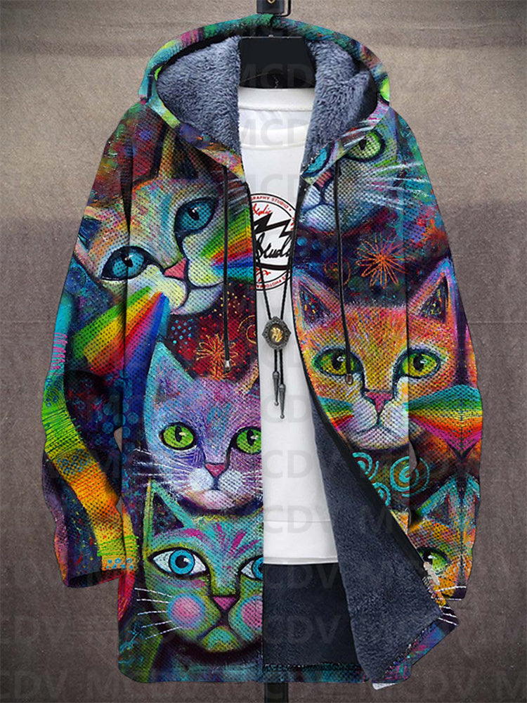Priscilla | Art-Inspired Hooded Cardigan