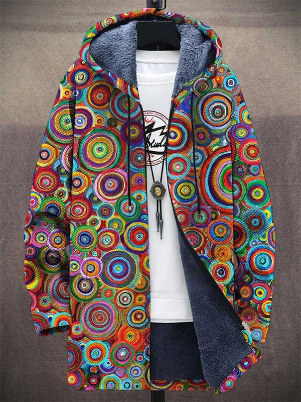 Mae | Art-Inspired Hooded Cardigan