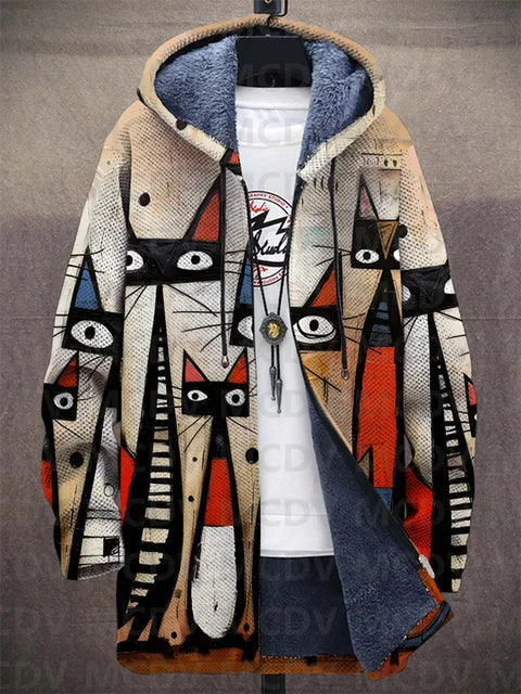 Rhea | Art-Inspired Hooded Jacket