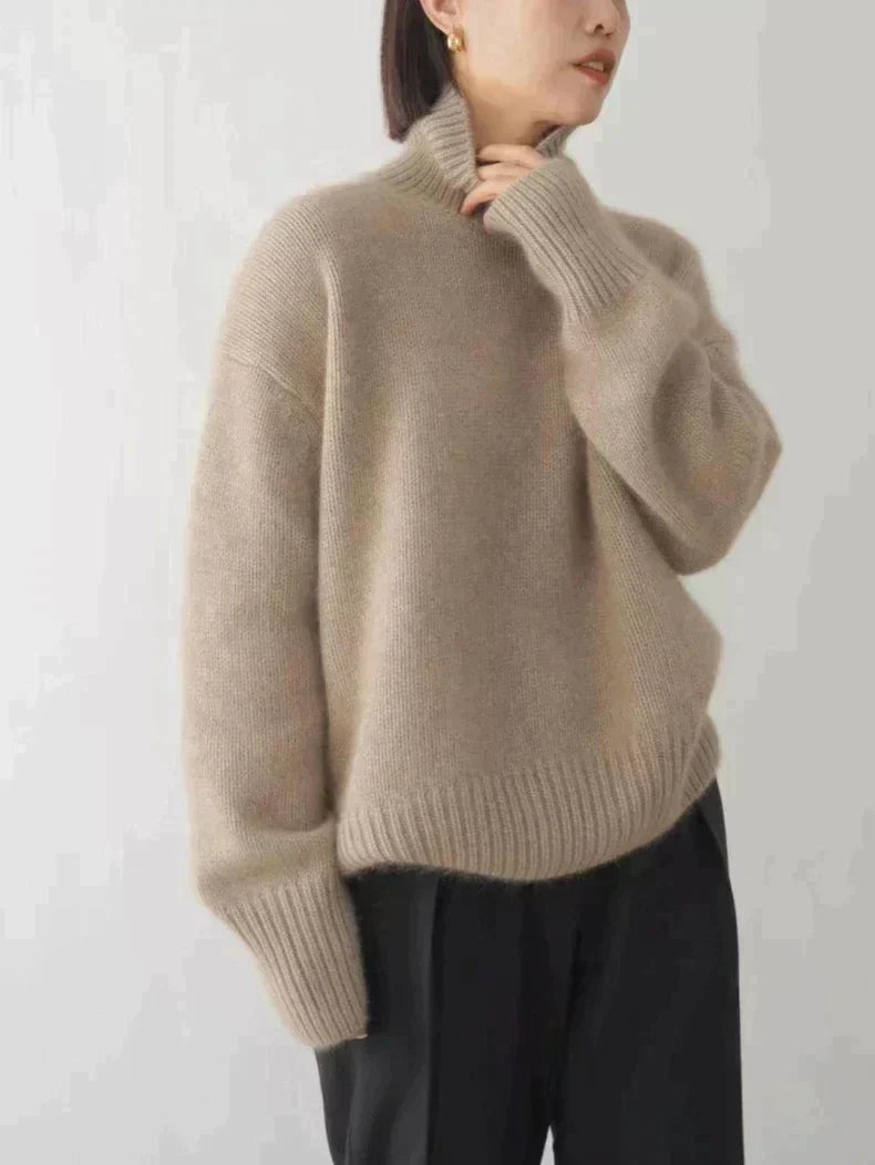 Jessica | High Collar Cashmere