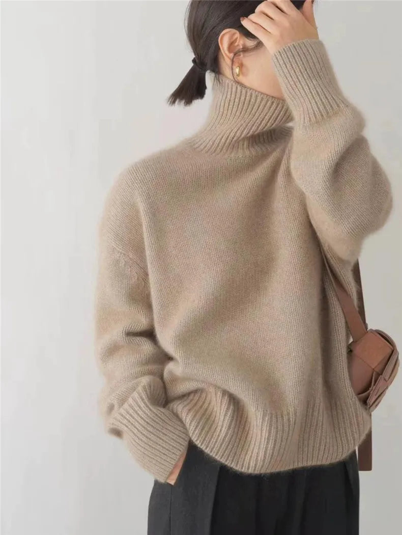 Jessica | High Collar Cashmere