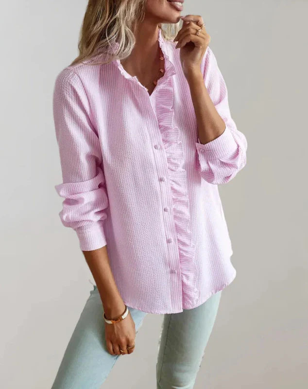 Marissa | Blouse with Ruffles