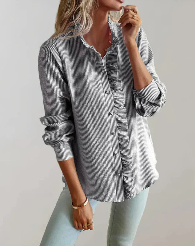 Marissa | Blouse with Ruffles