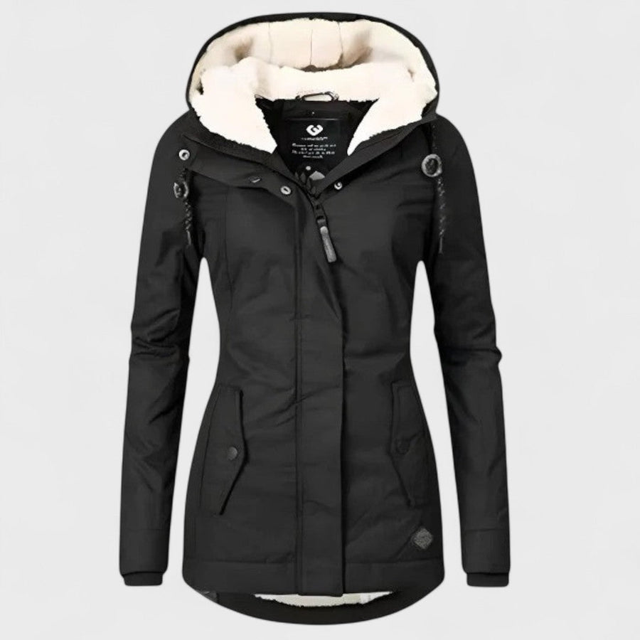Cynthia Functional Winter Parka - Black