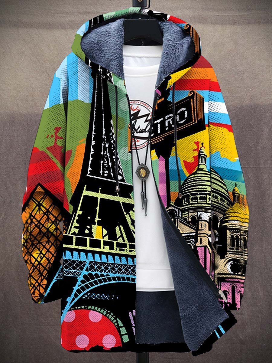 Josie | Art-Inspired Hooded Zip Jacket