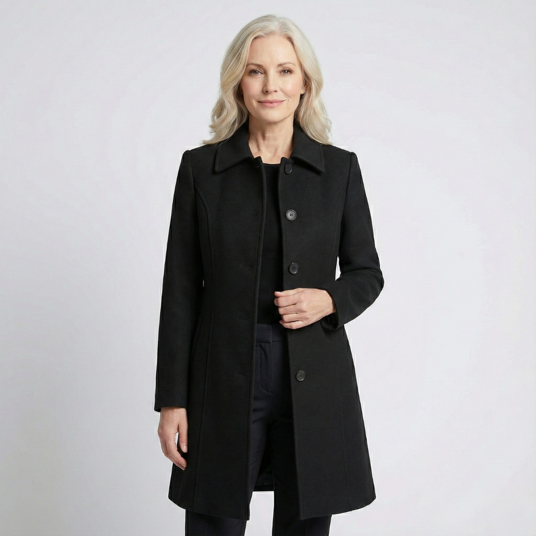 Elizabeth | Single Breasted Winter Trench Coat