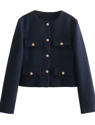 Miriam tweed jacket - Blue