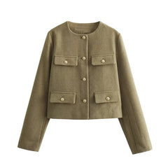 Miriam tweed jacket - Brown