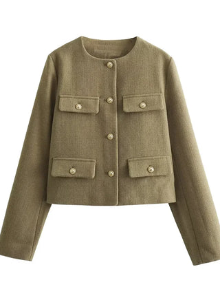 Miriam tweed jacket - Brown