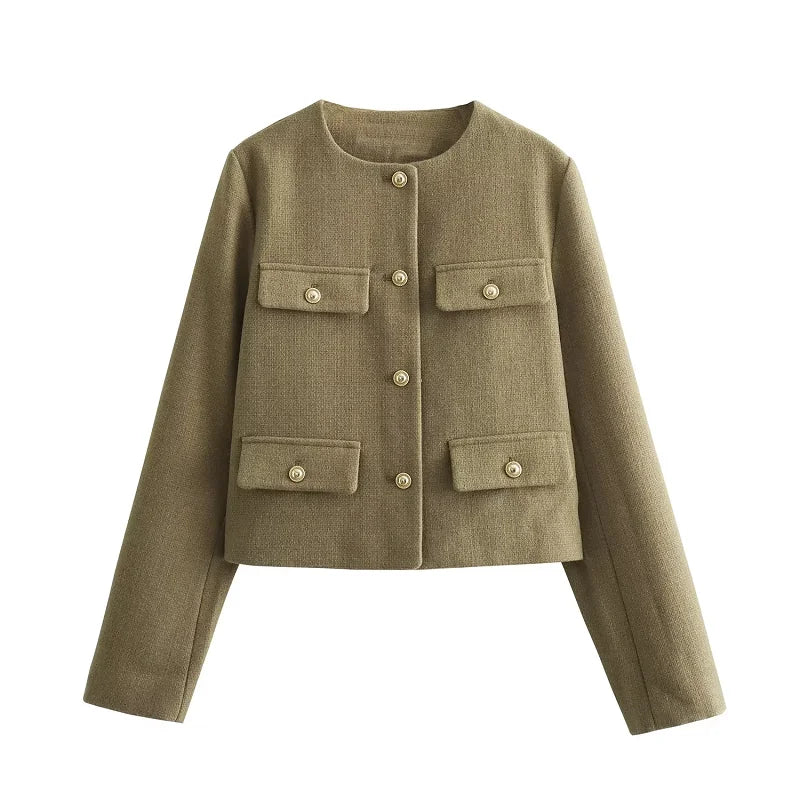Miriam tweed jacket - Brown