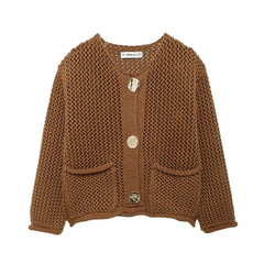 Lorraine cardigan - Brown