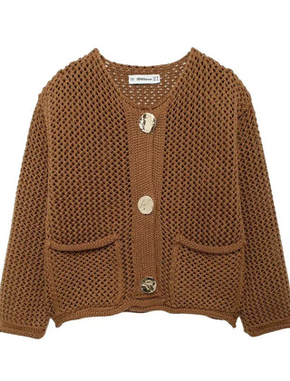 Lorraine cardigan - Brown