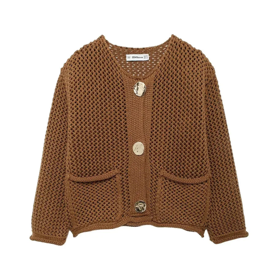 Lorraine cardigan - Brown