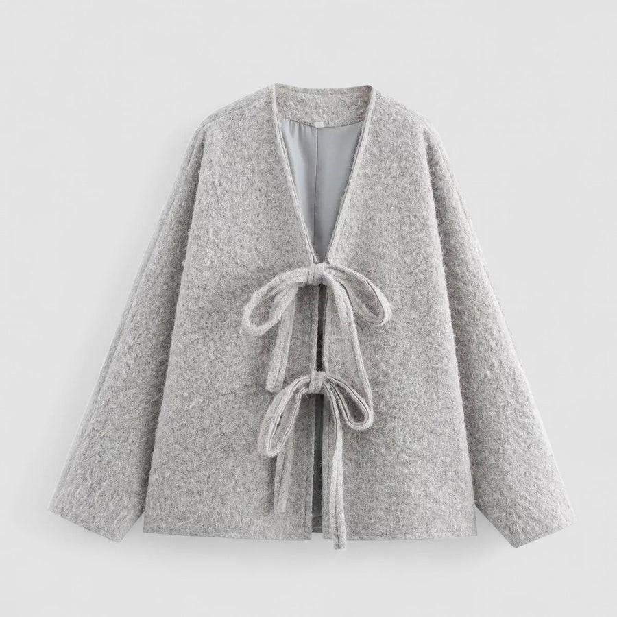 Fiona Premium Wool Wrap Cardigan