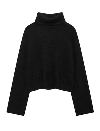 Shirley turtleneck sweater - Black