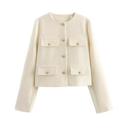 Miriam tweed jacket - Beige