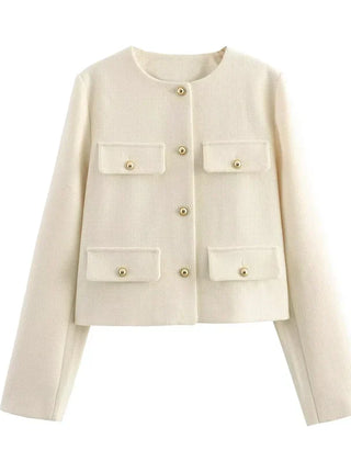 Miriam tweed jacket - Beige