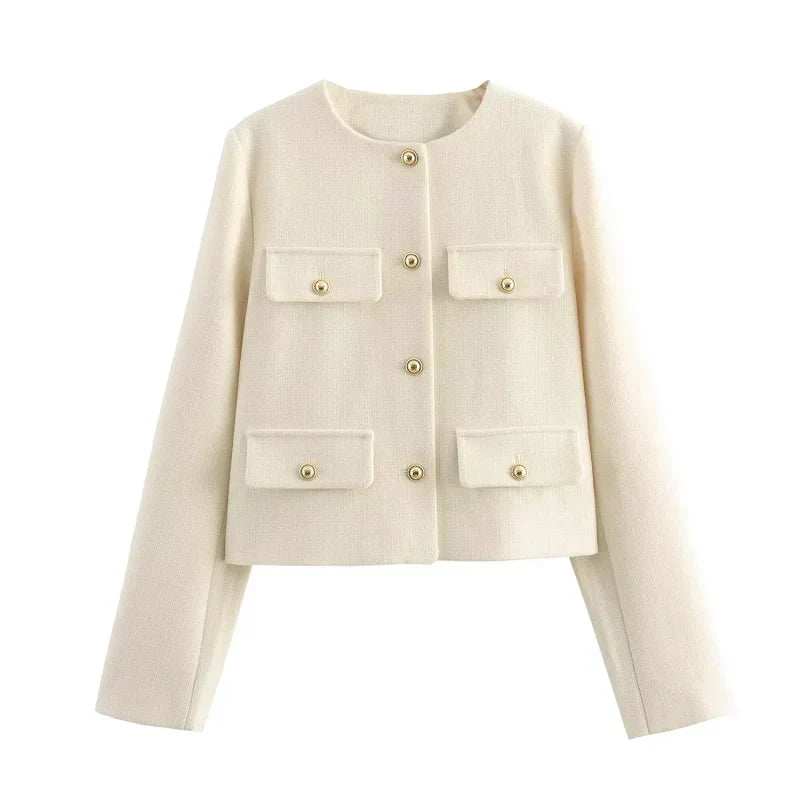 Miriam tweed jacket - Beige