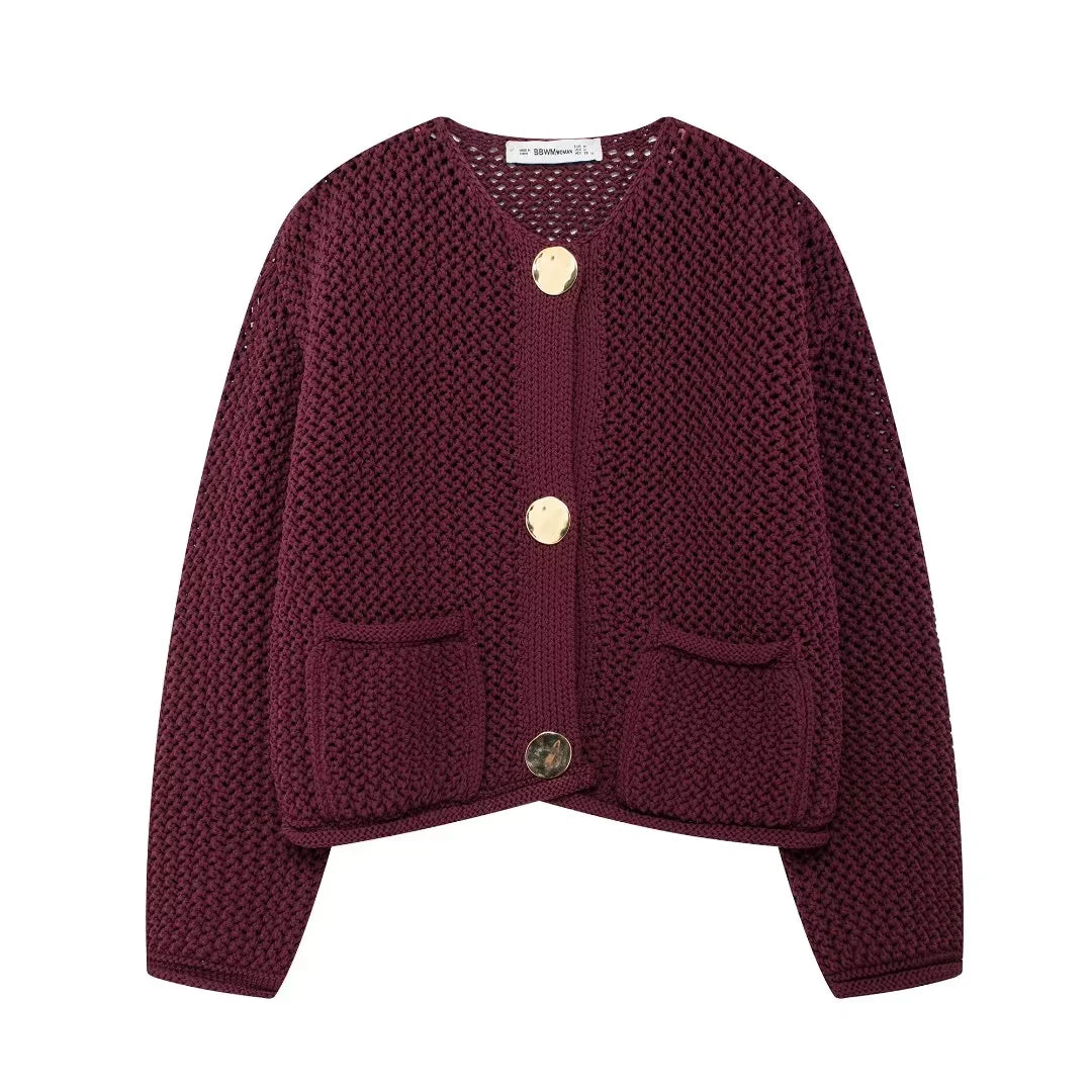 Lorraine cardigan - Red