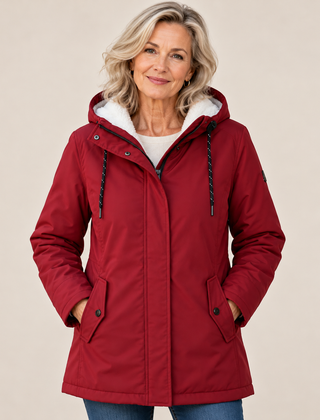 Vienna parka coat - Red