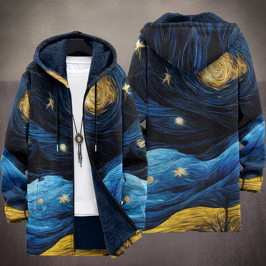 Georgina | Art-Inspired Hooded Cardigan