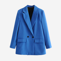 Frances Oversized Blazer - Blue
