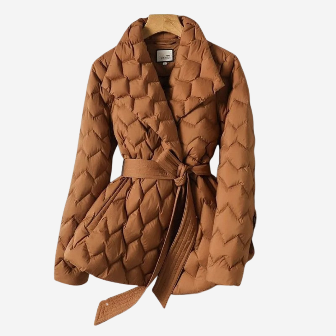 Wendy Minimalist Jacket - Caramel Macchiato