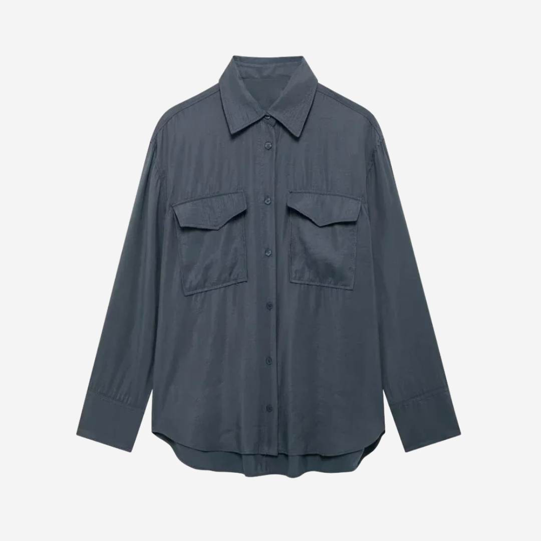 Janice Elegant Blouse - Black
