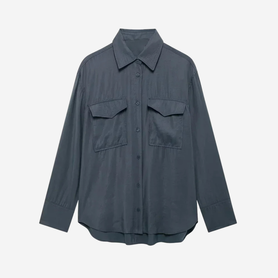 Janice Elegant Blouse - Black