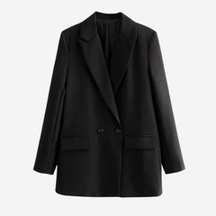 Frances Oversized Blazer - Black