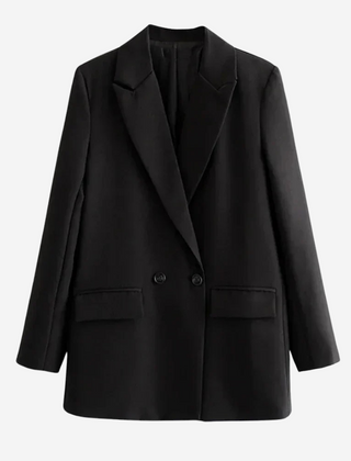 Frances Oversized Blazer - Black