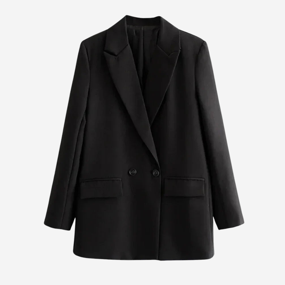 Frances Oversized Blazer - Black