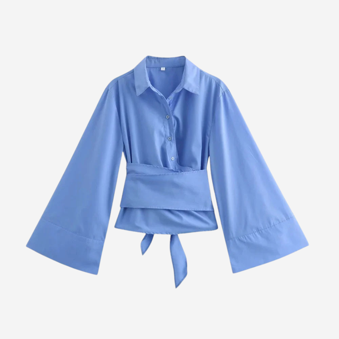 Cheryl Relaxed Blouse - Blue