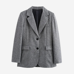 Dorothy Tailored Suit Jacket - Grey
