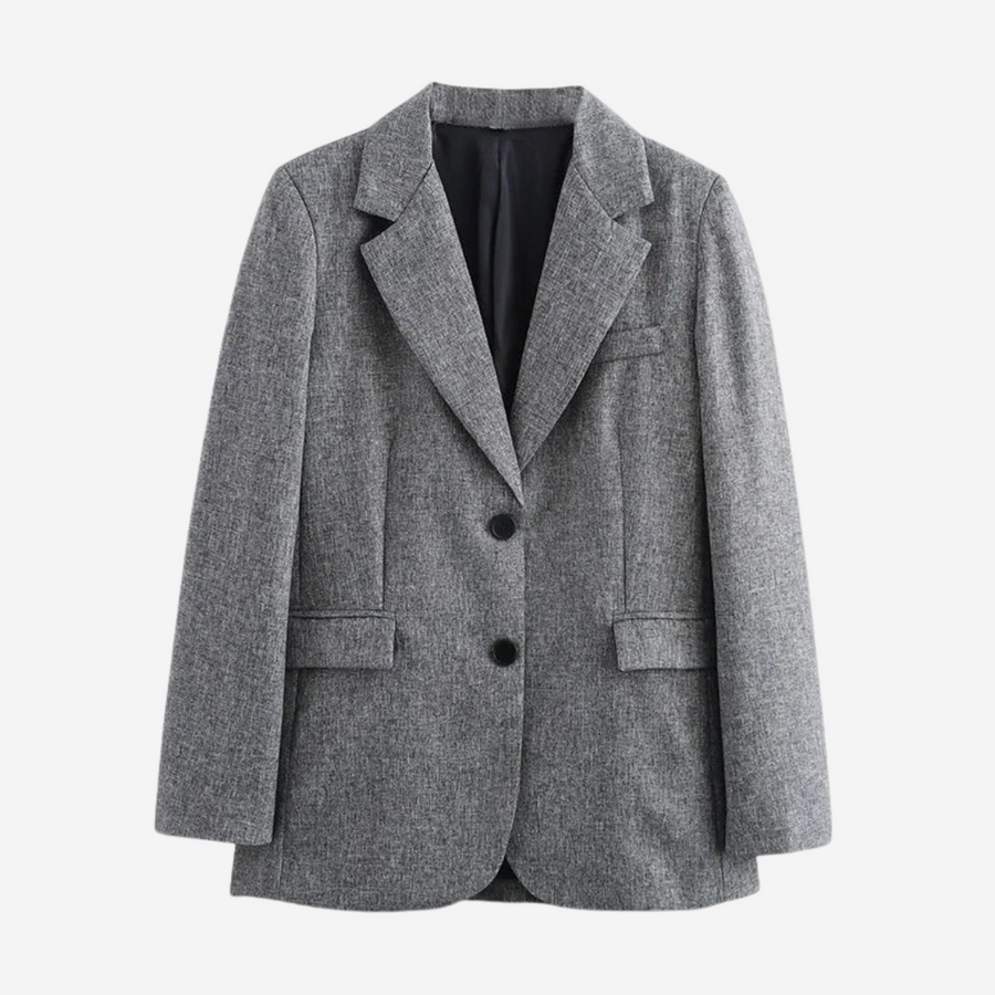 Dorothy Tailored Suit Jacket - Grey
