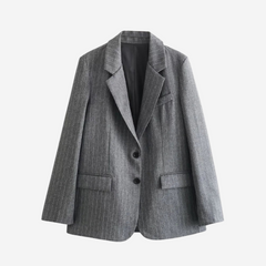 Joyce Smart Suit Jacket - Grey