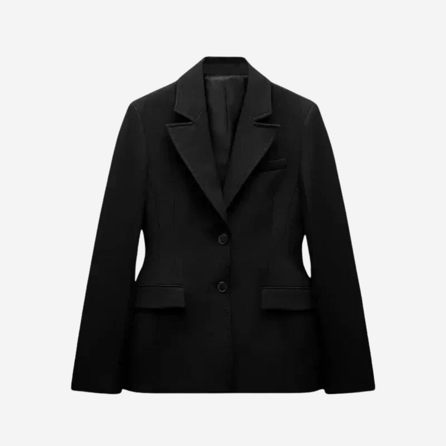 Nancy Fitted Blazer - Black