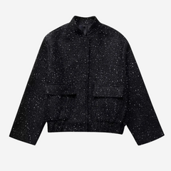 Linda Elegant Trench Coat - Black