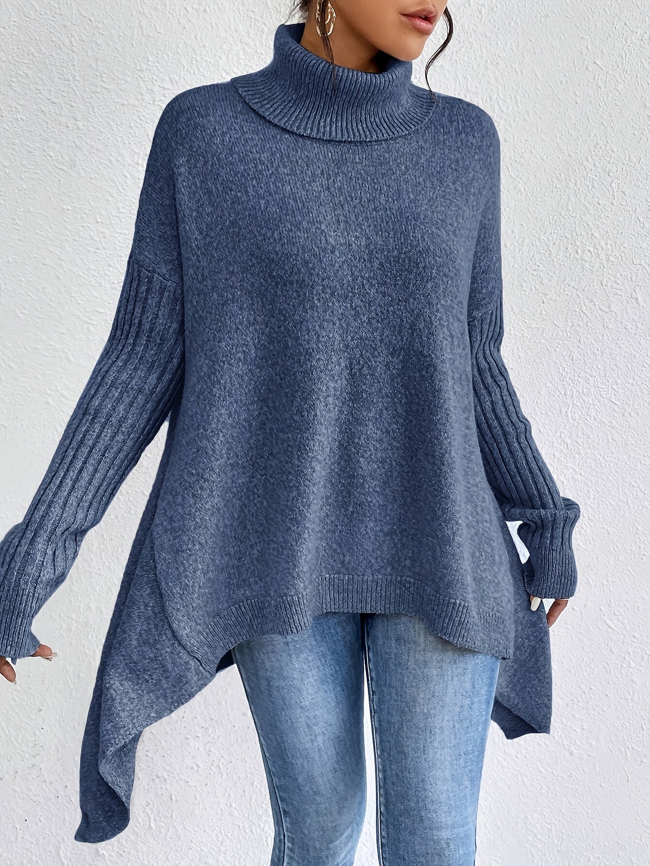 Tiffany | Oversized Turtleneck Sweater