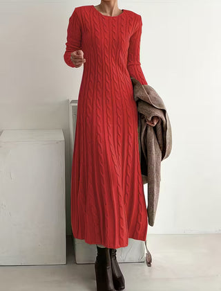 Lucille Elegant Long Dress - Red