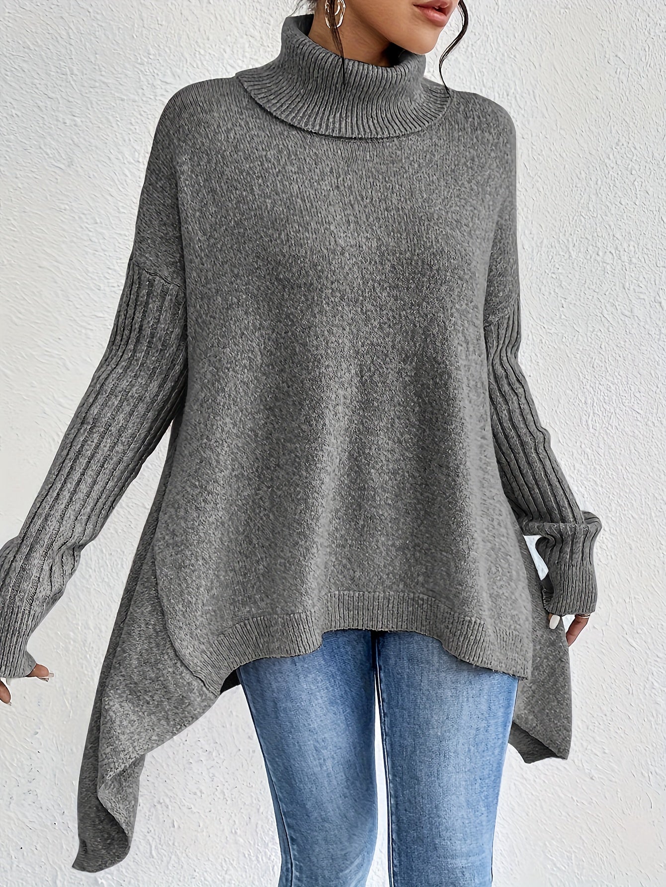 Tiffany | Oversized Turtleneck Sweater