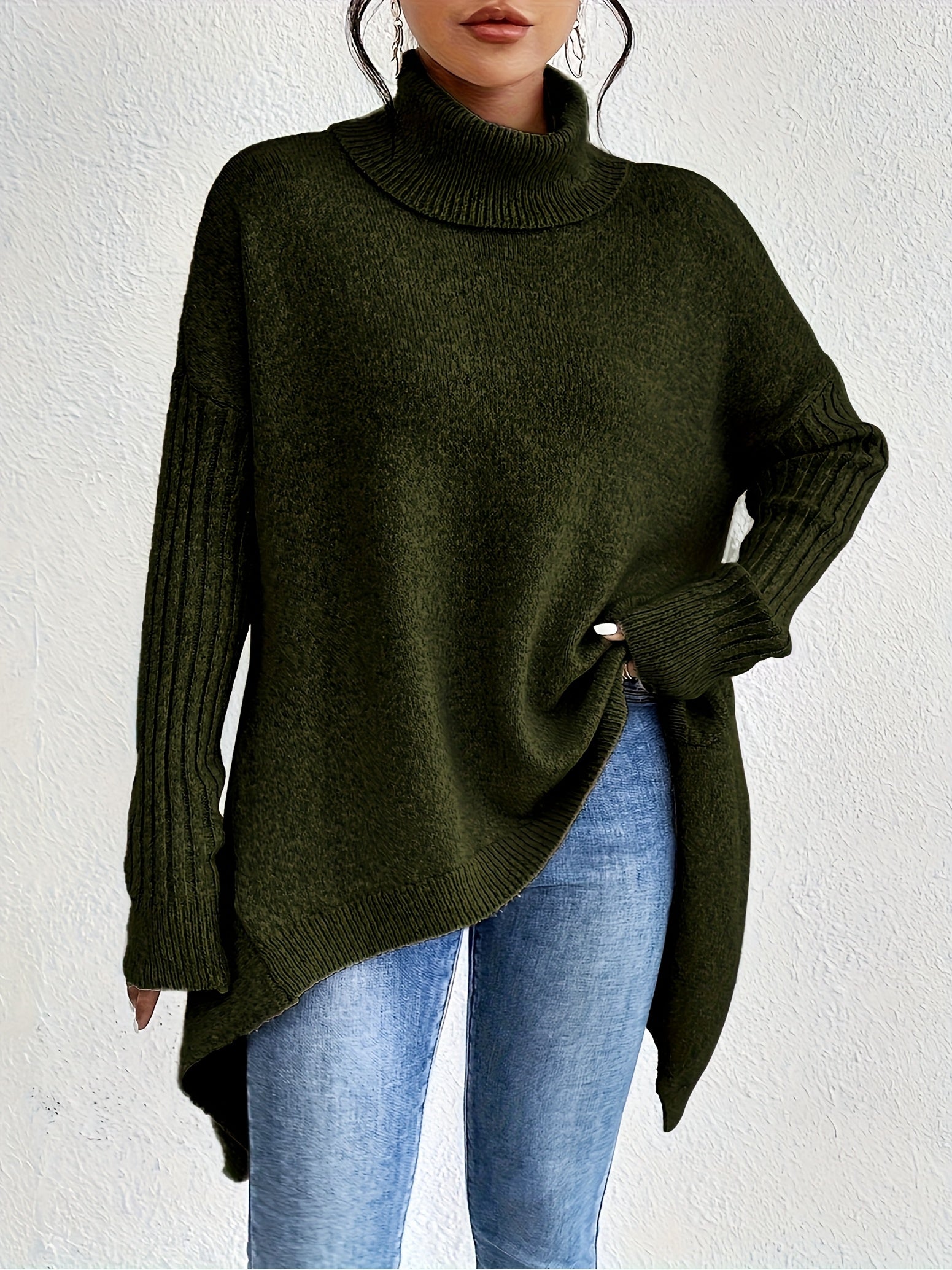 Tiffany | Oversized Turtleneck Sweater