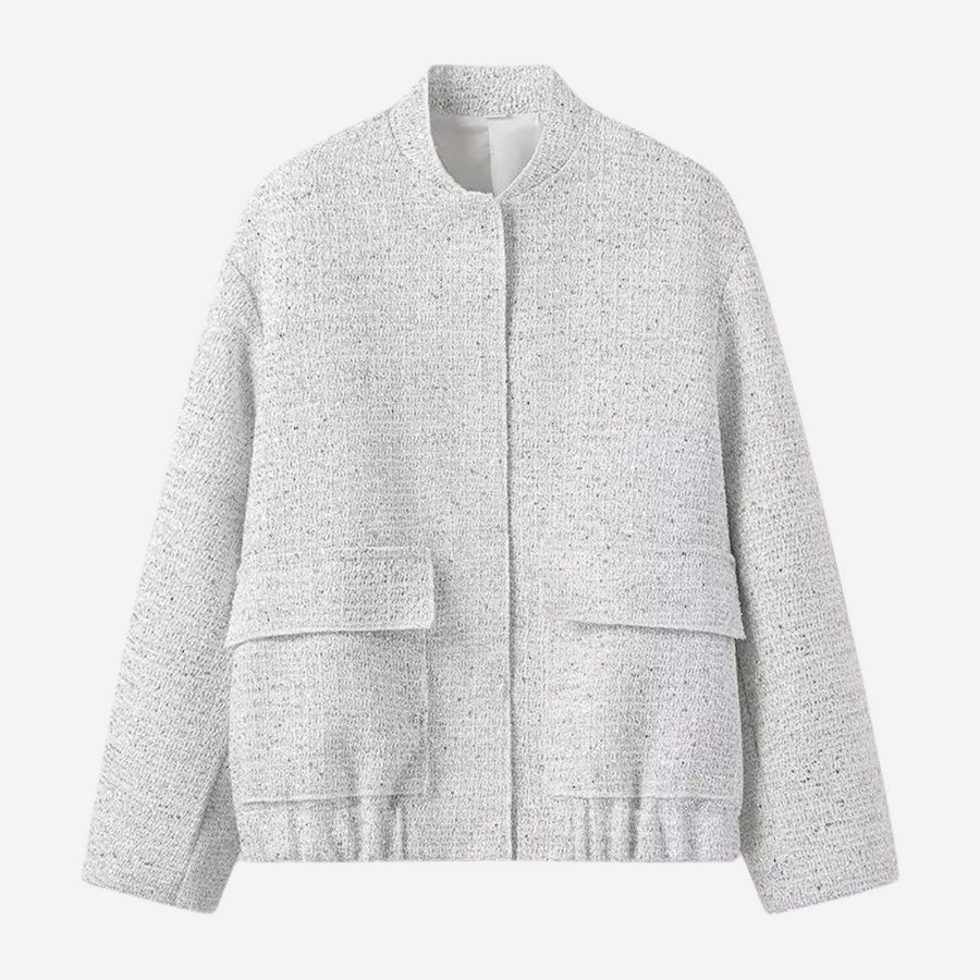 Linda Elegant Trench Coat - White