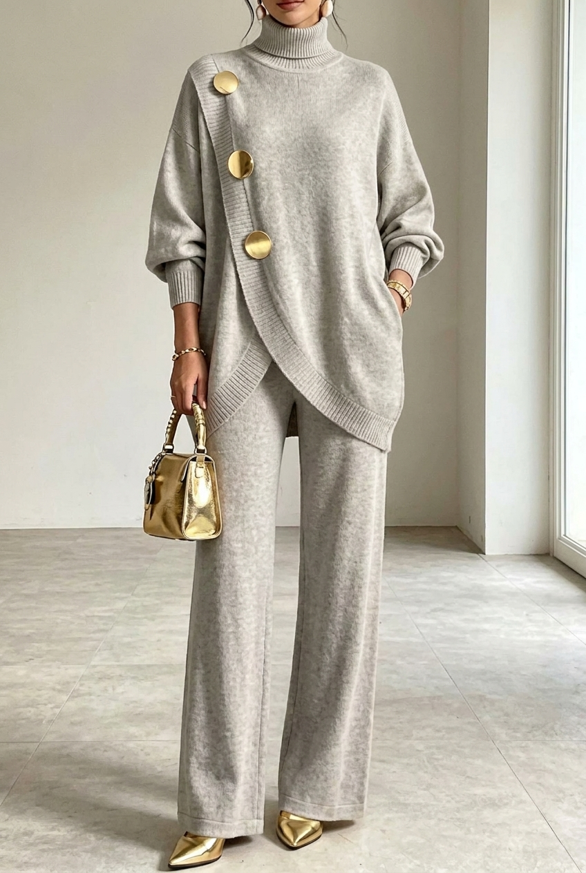 Sutton two piece set - Light Gray