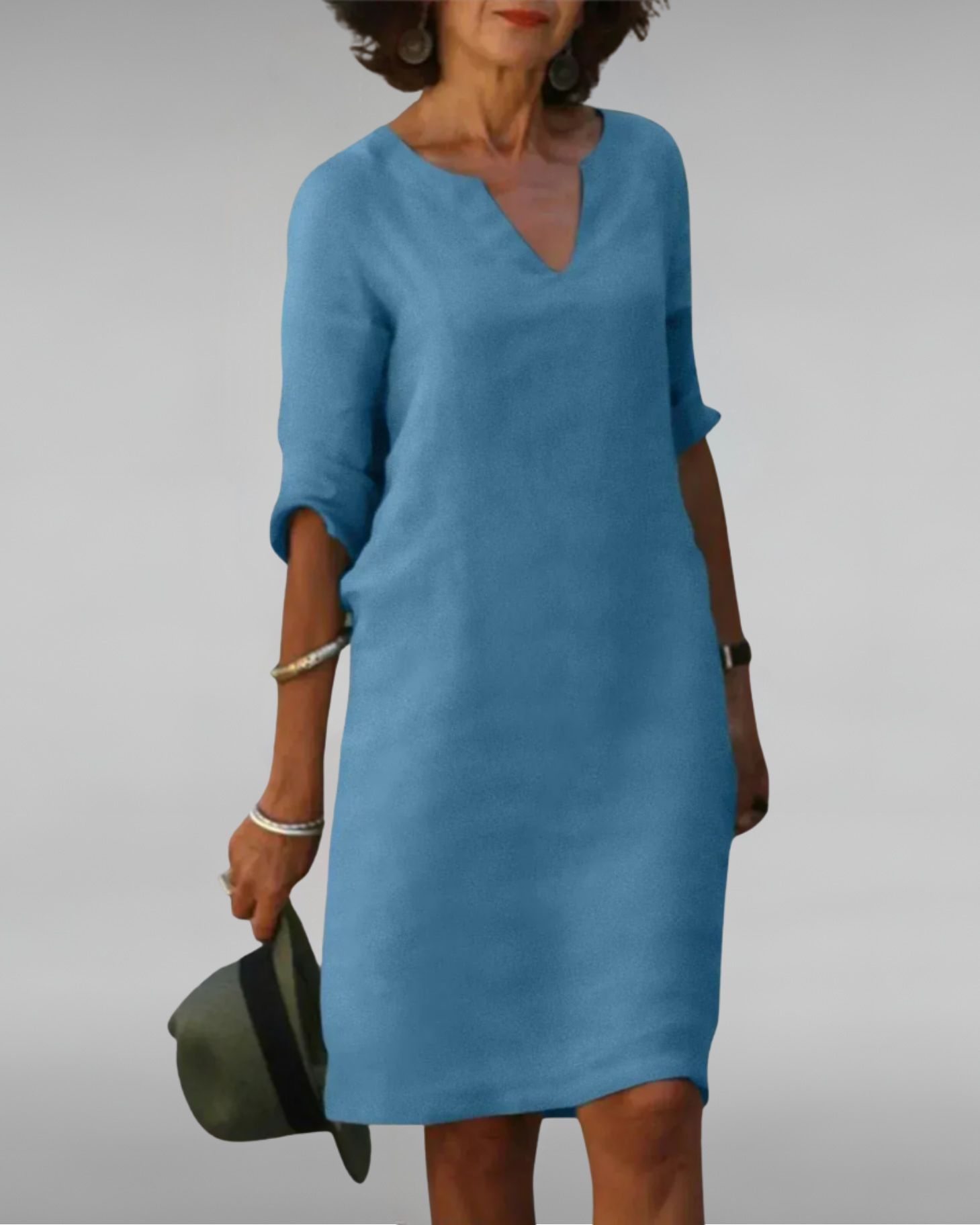 Everly | Timeless V-Neck Dress