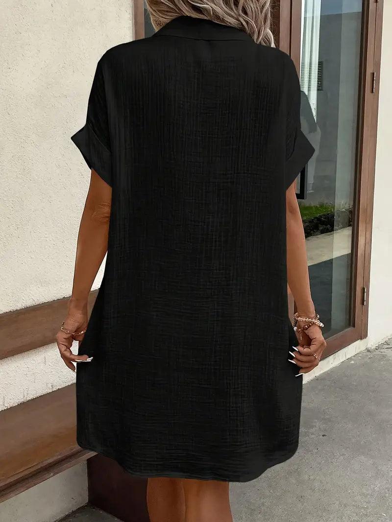 Grace | Timeless V-Neck Blouse Dress