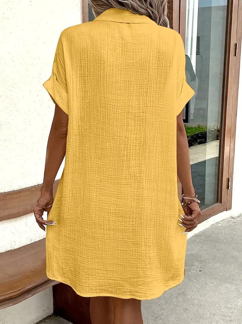 Grace | Timeless V-Neck Blouse Dress