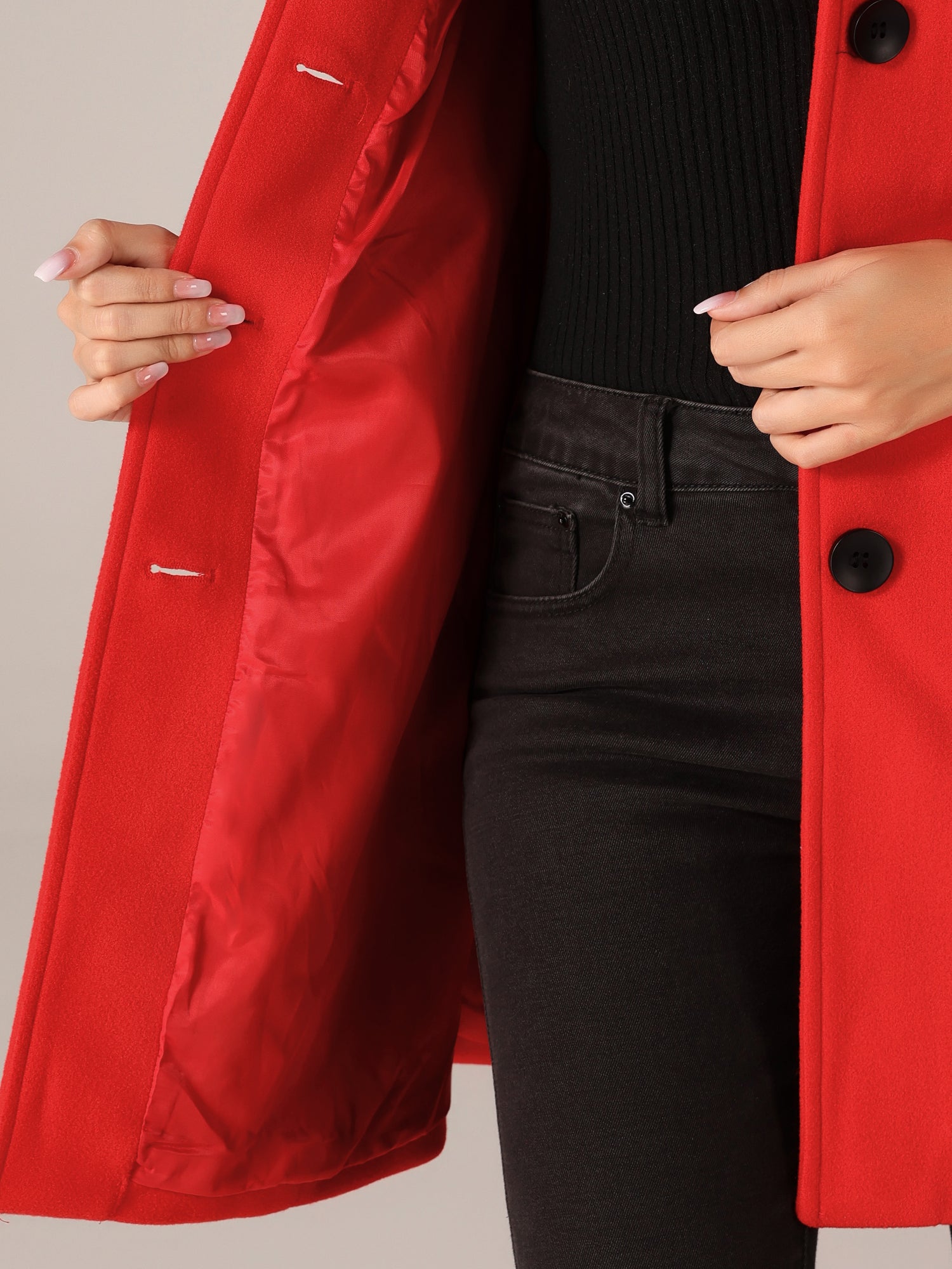 Elizabeth | Single Breasted Winter Trench Coat